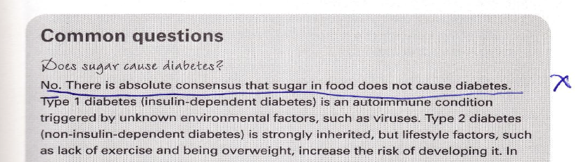 Sydney University Diabetes Unit lies about sugar